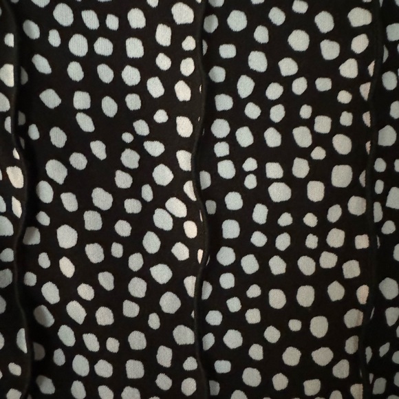 Perceptions New York dress, black w/white polka dots size M slimming style - Picture 4 of 4